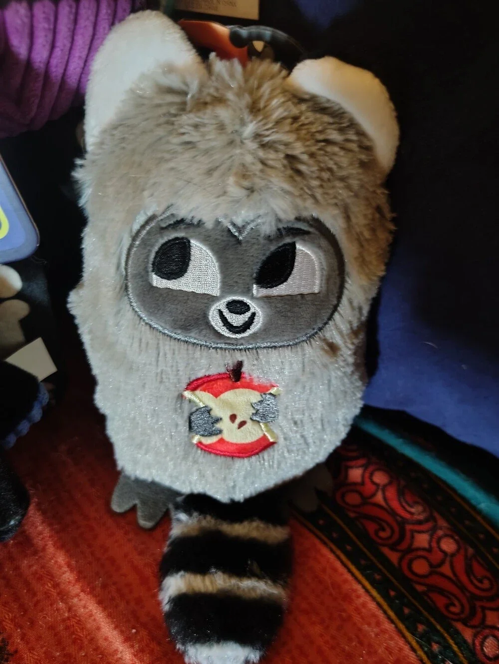 NWT BarkBox Halloween Dog Toy Lot of 3-Rickie Raccoon, Tanuki Tamiko&Barry Bones